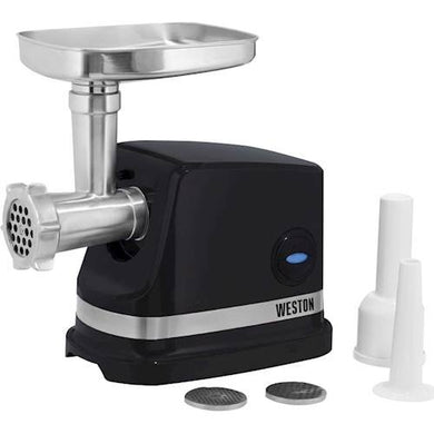 Weston - #8 Electric Meat Grinder & Sausage Stuffer - Black